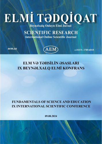 FUNDAMENTALS OF SCIENCE AND EDUCATION — IX INTERNATIONAL SCIENTIFIC CONFERENCE  (9 august 2024)