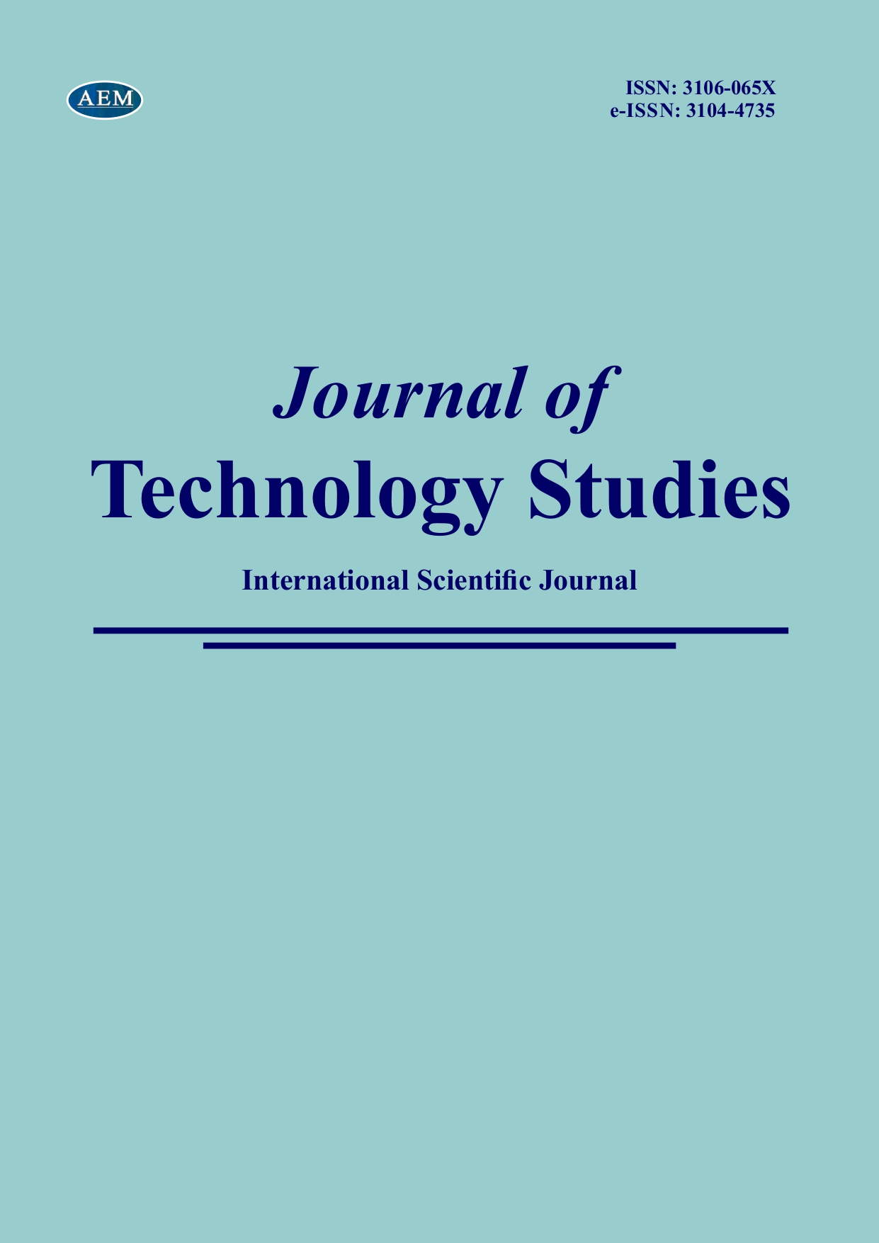 Journal of Technology Studies: Volume: 2 Issue: 2